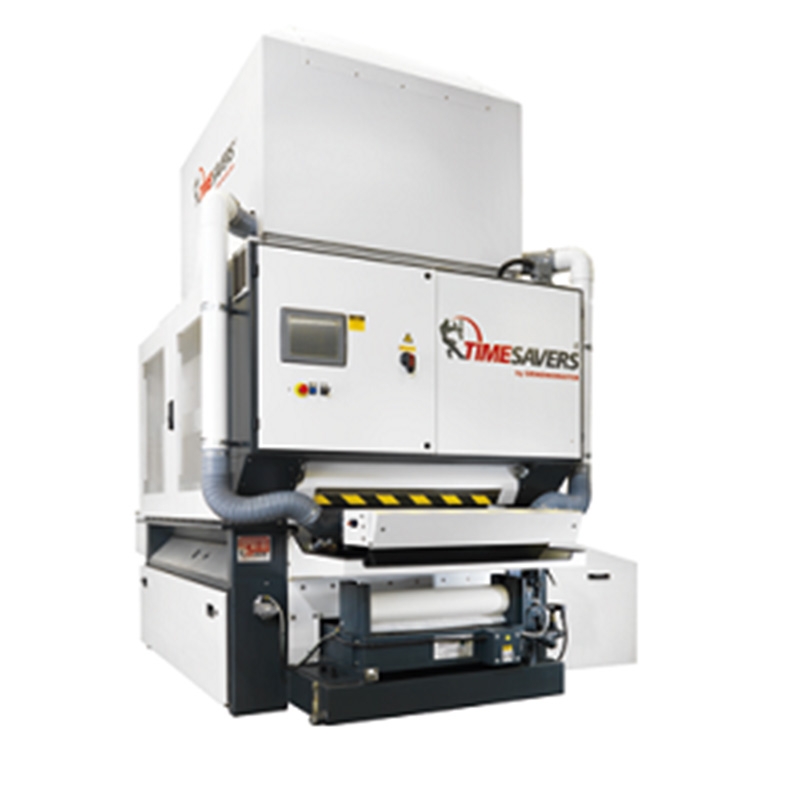 TIMESAVERS 41系列適合全天候進行毛刺去除和表面拉絲的濕式打磨機